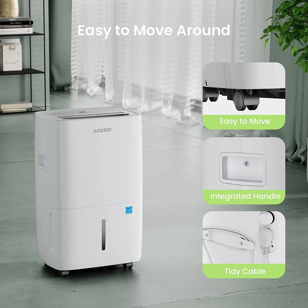 120 Pints Dehumidifier with Drain Hose V971