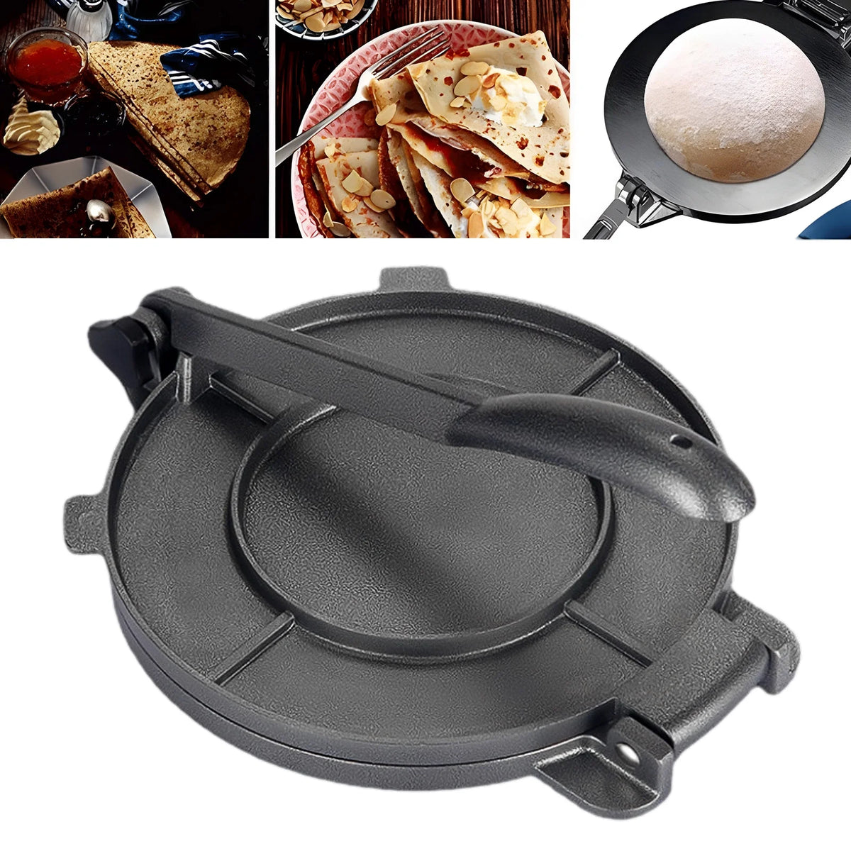 8-inch Heavy Duty Aluminum Tortilla Press U683