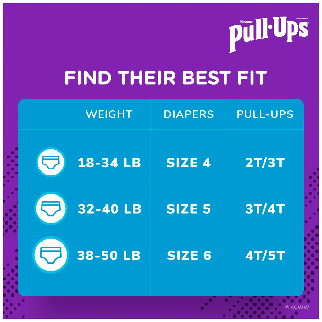 Pull-Ups Boys' Cool & Learn Training Pants, 4T-5T, 74 Ct A655662