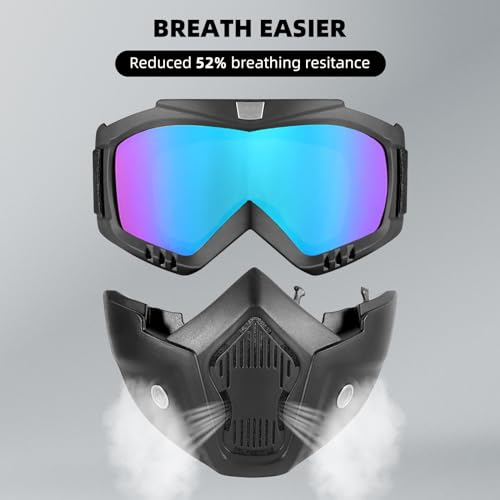Motorcycle Half Helmet with Face Shield, DOT Approved Retro Half Shell Helmet Z7599