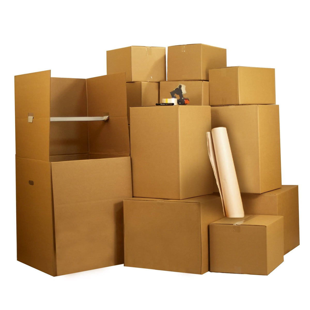 57 Medium, Large, XL Boxes Wardrobe Moving Kit G387583