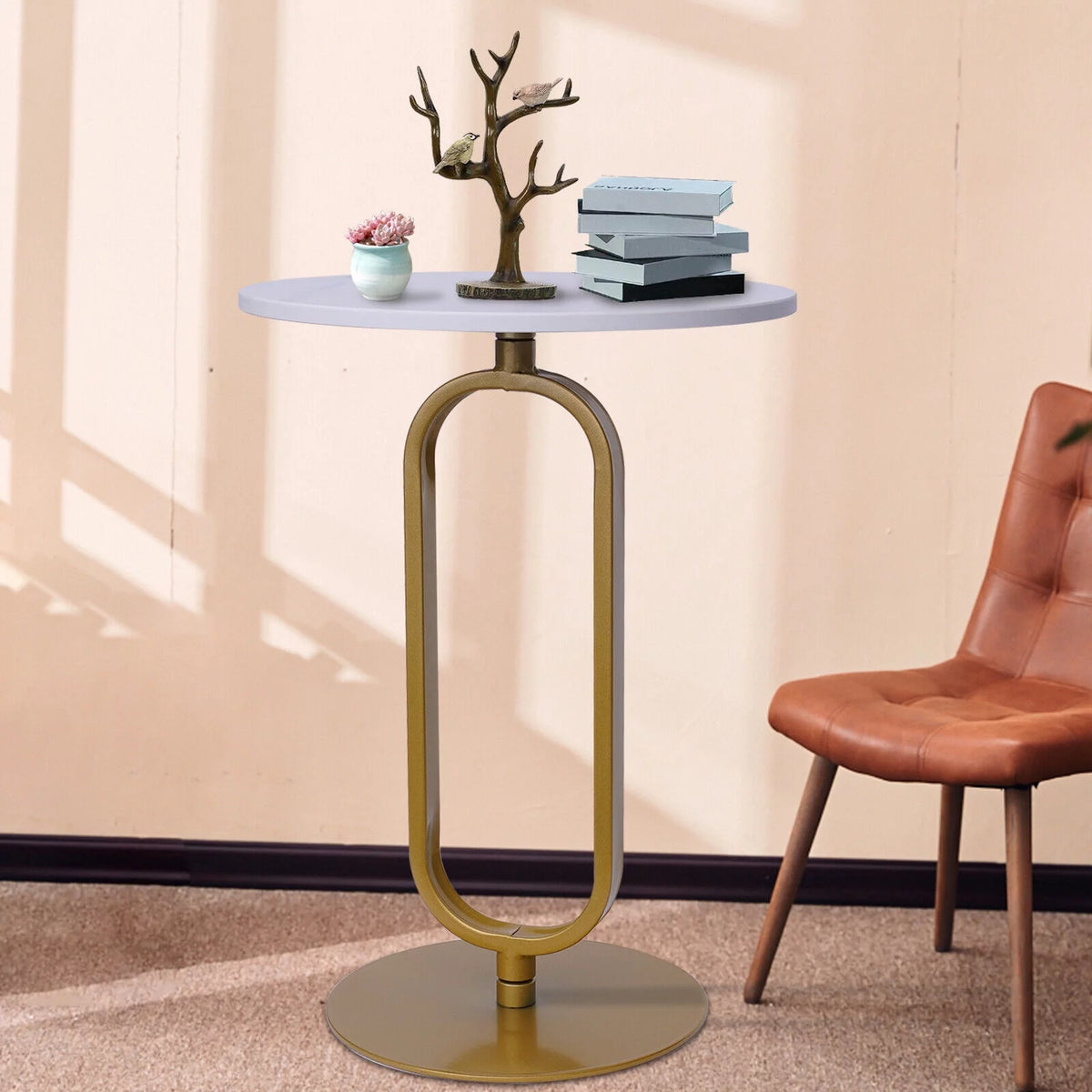 Metal & Marble Console Table P728326