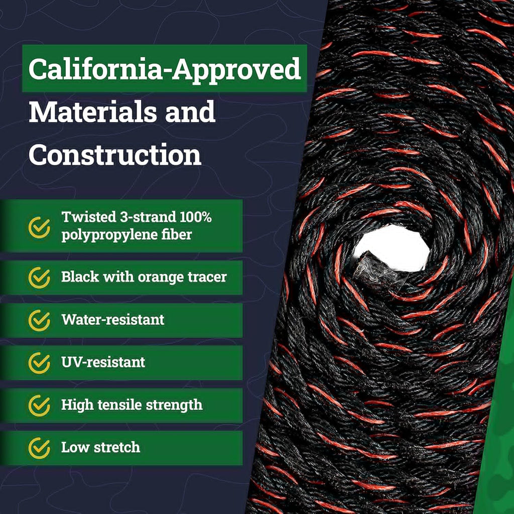 Twisted Polypropylene Rope 3/8 x 10ft Pack of 2 S33550