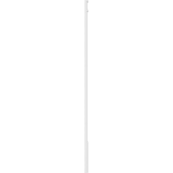 Flat Panel PVC Pilaster with Decorative Capital & Base (Pair) F635