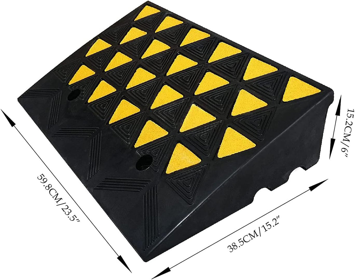 2 Pack 6'' Rise Rubber Curb Ramp M17861