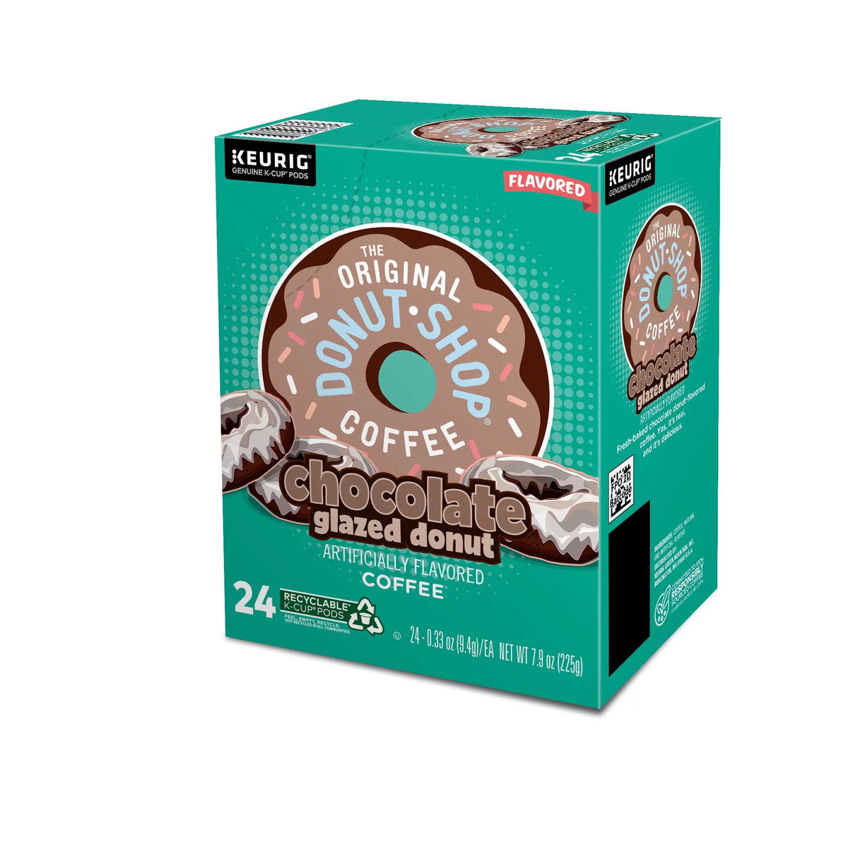 Chocolate Glazed Donut Medium Roast Coffee K-Cup Pods, 24 Count Q33350