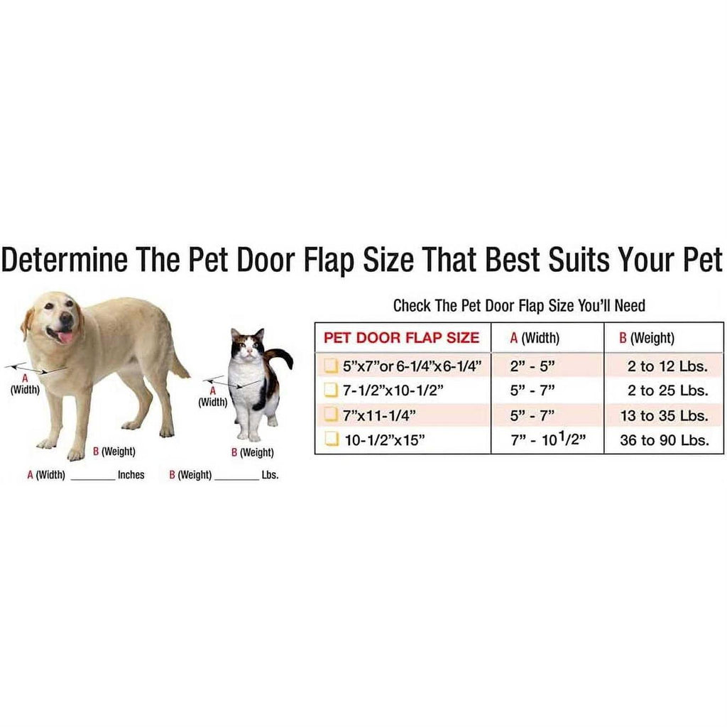 Aluminum Sash Pet Door I766