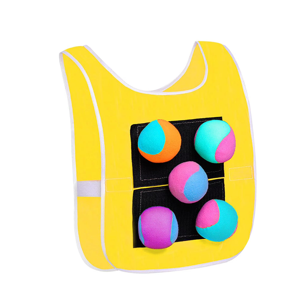 Sticky Dodgeball Vest with 5 Sticky Ball T992438