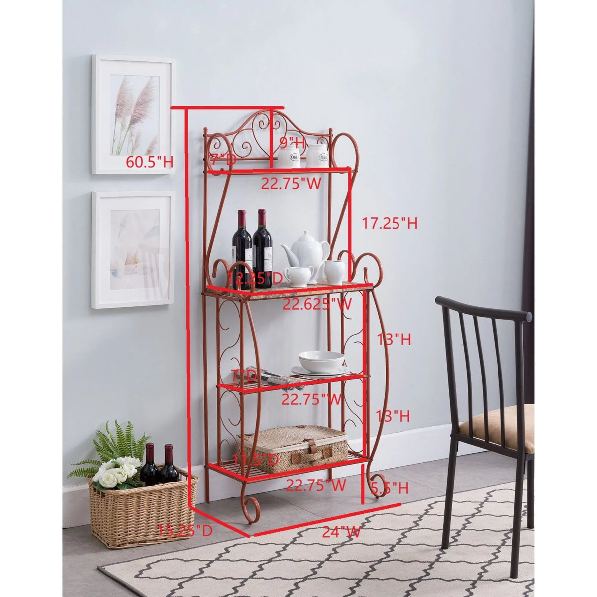 Metal Bakers Rack J981033