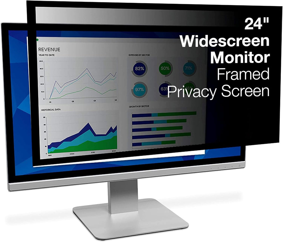 27 Inch Widescreen Monitor Privacy Filter, Reversable Gloss/Matte, 16:9 Aspect Ratio N118