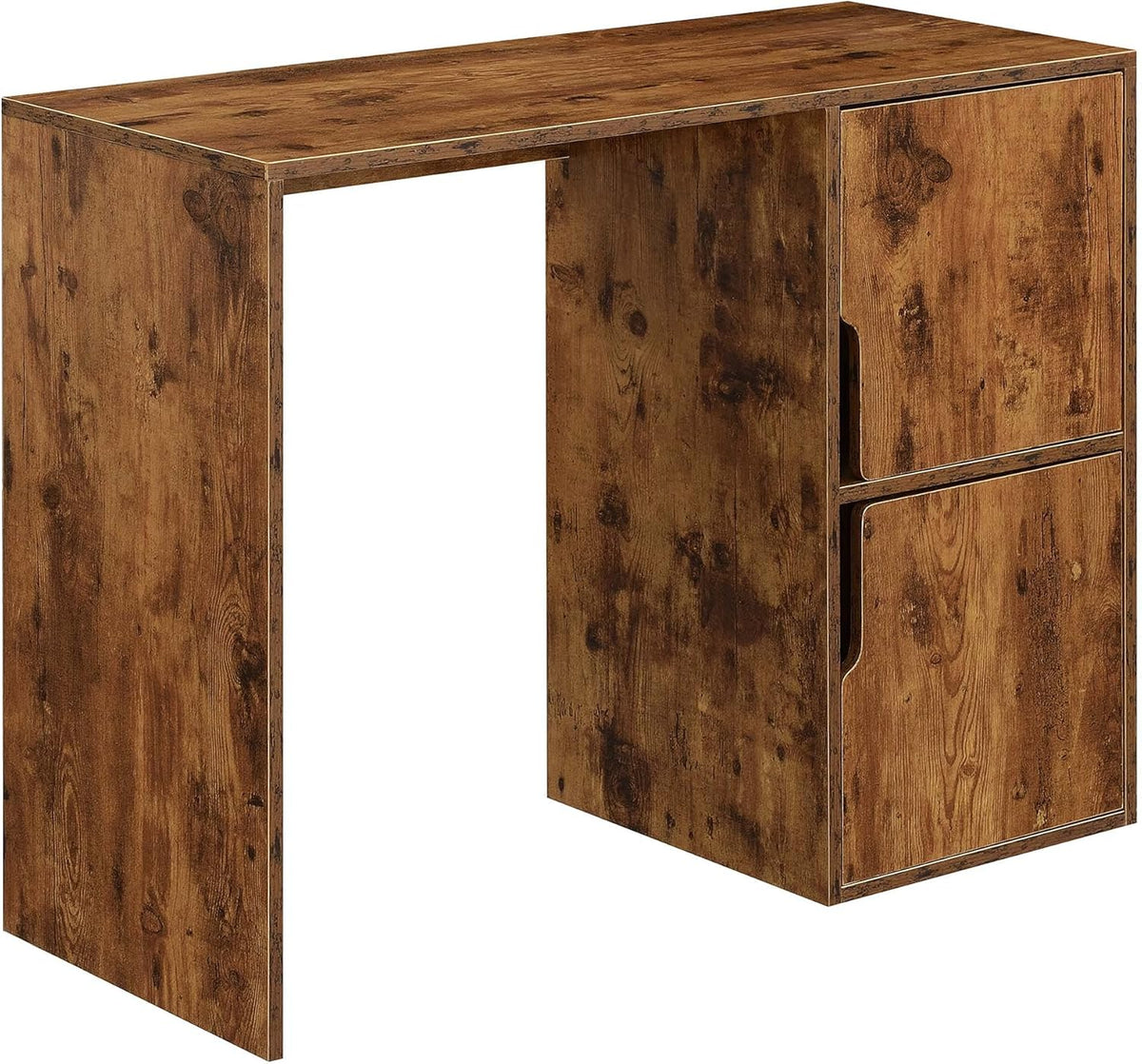 White Student Desk with Storage Cabinets P291676