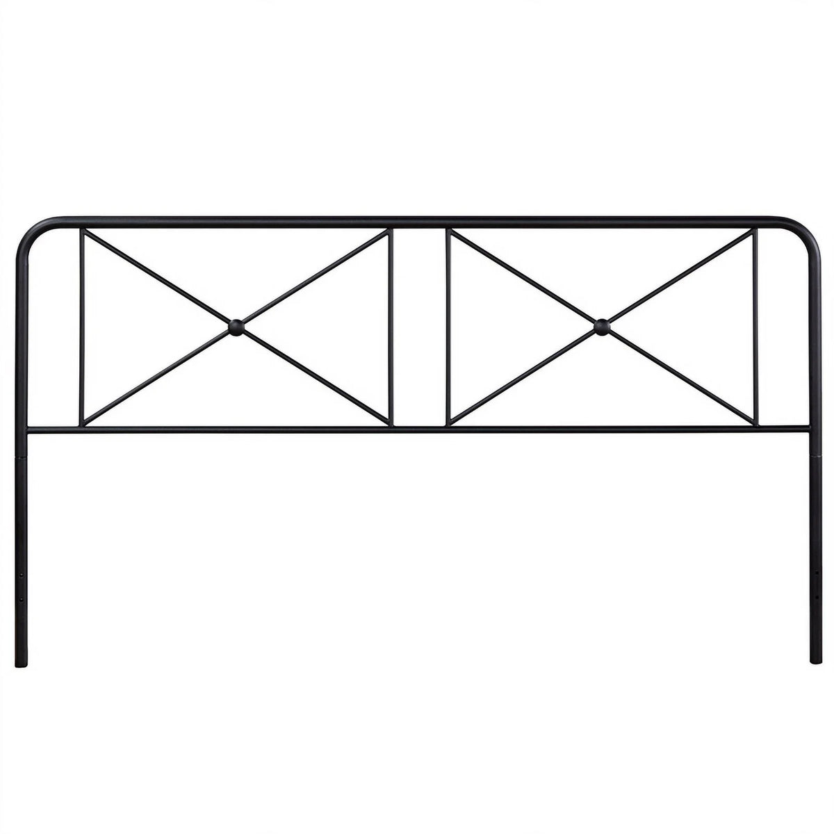 Metal King Bed Black D624279