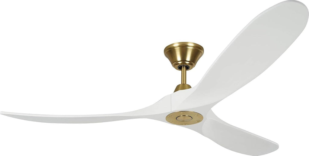 Matte Black 52 Outdoor Ceiling Fan with Remote Control U476