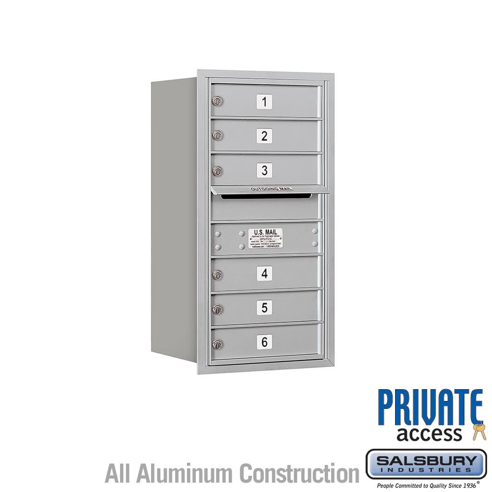 4C Horizontal Mailbox, Aluminum H74853