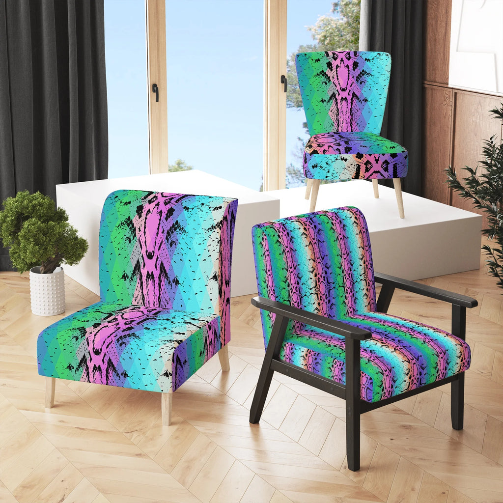Upholstered Accent Chair and Arm Chair T77317