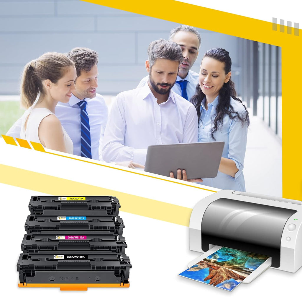 4-Pack Black Cyan Yellow Magenta Toner Cartridge X433523