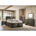 Queen Size 6pc Solid Wood Bedroom Set W4136