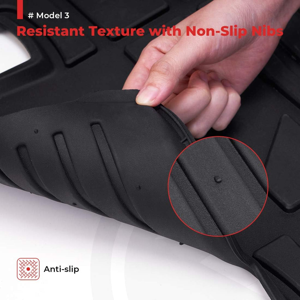 All-Weather 3D Full Cover Waterproof TPE Floor Mats C347