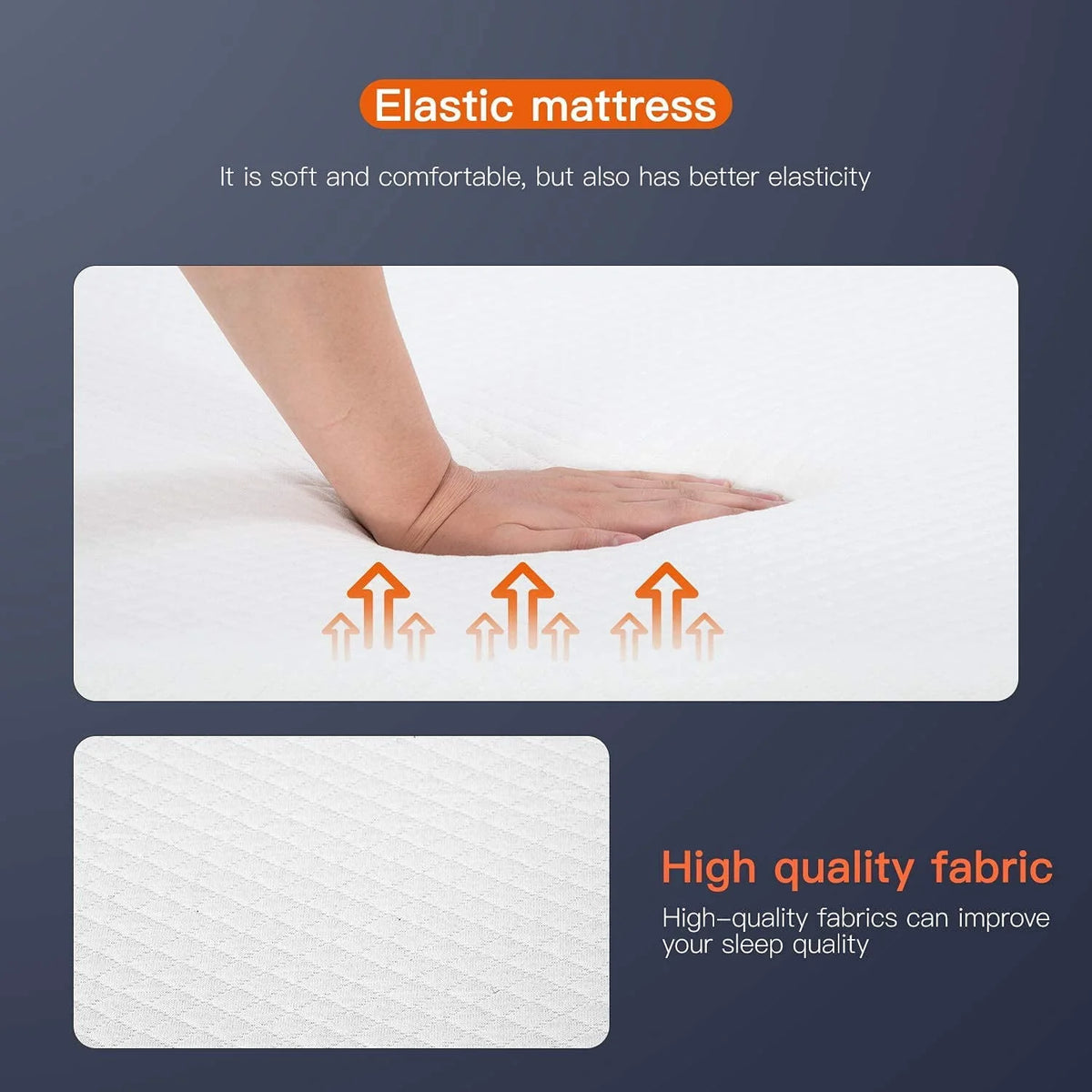 8 inch Twin Size Memory Foam Gel Mattress Y572