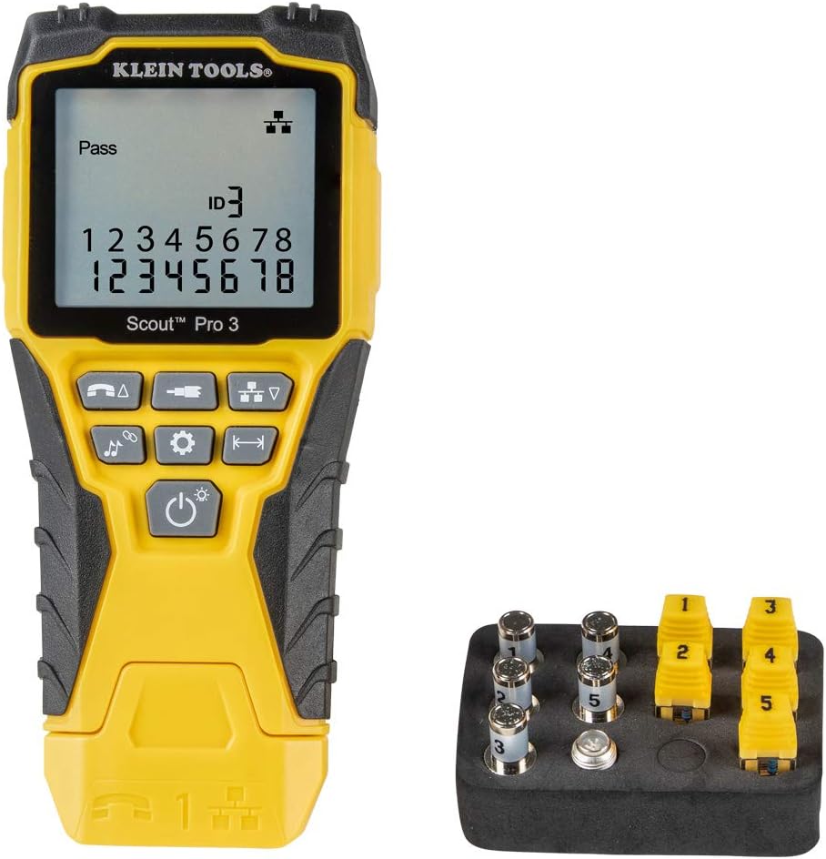 Cable Tester with Remote, Voice Data Video Cables N3142