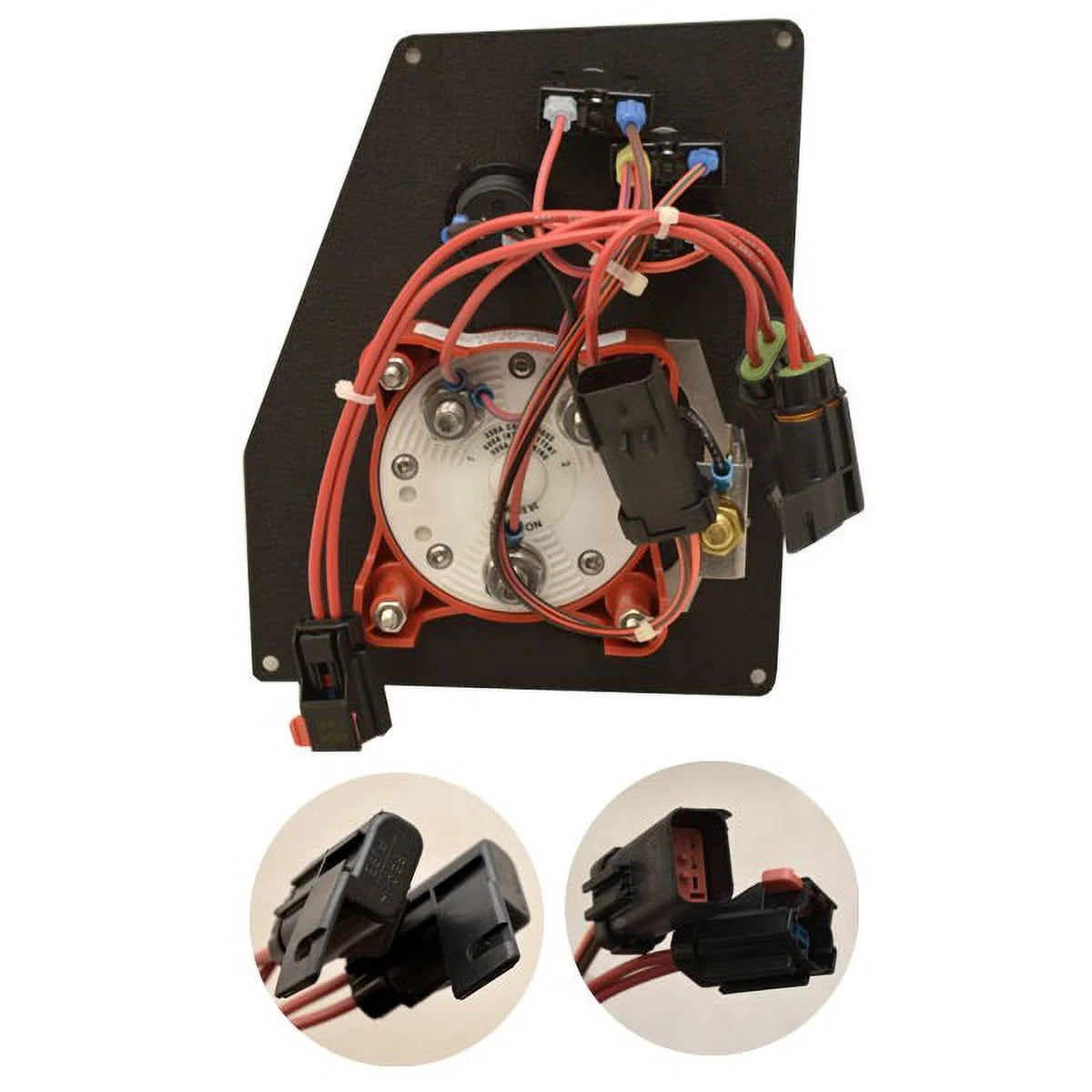 Black Aluminum Boat Battery Switch Panel T33353