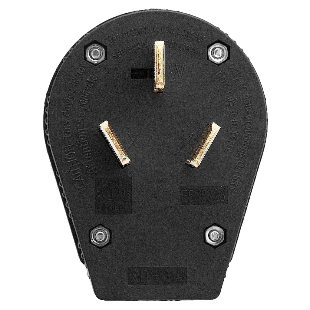 3-Prong Dryer Nema 10-50P Plug 125/250V Angle Plug C95390