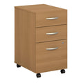 Light Oak 3 Drawer Mobile File Cabinet R396531
