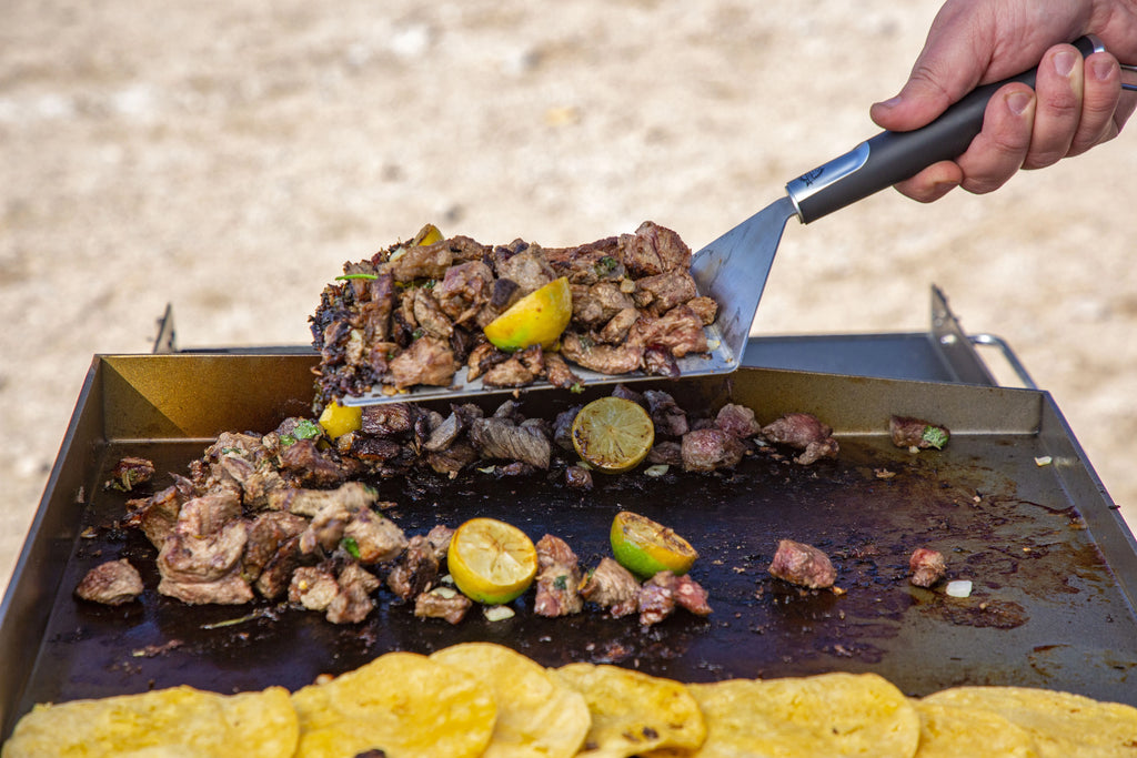 4 Burner Portable Griddle with Foldable Side Shelf H3278