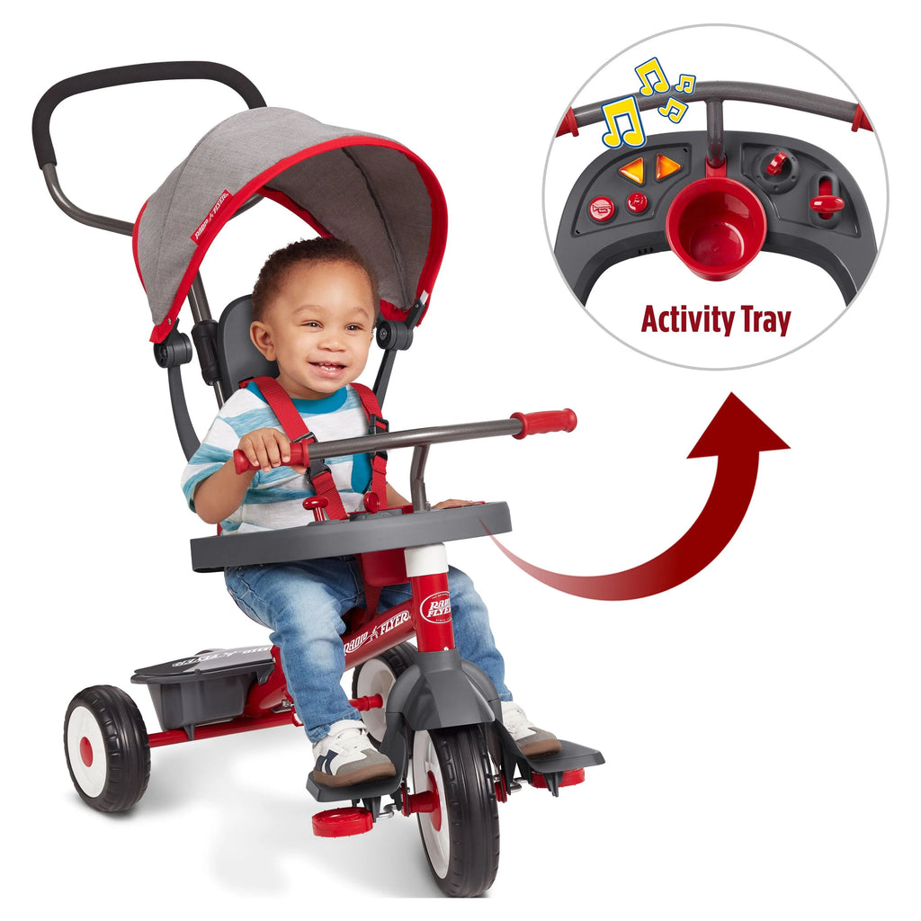 Red & Gray Convertible Tricycle M271780