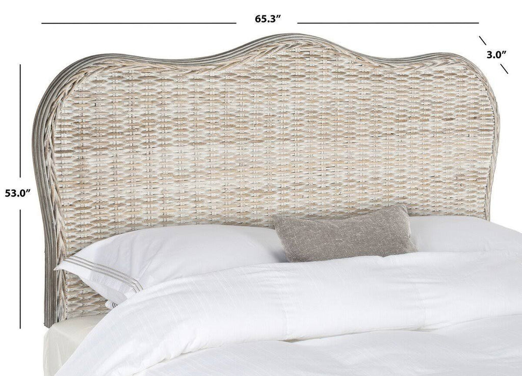 White Washed Headboard (Full) J55704