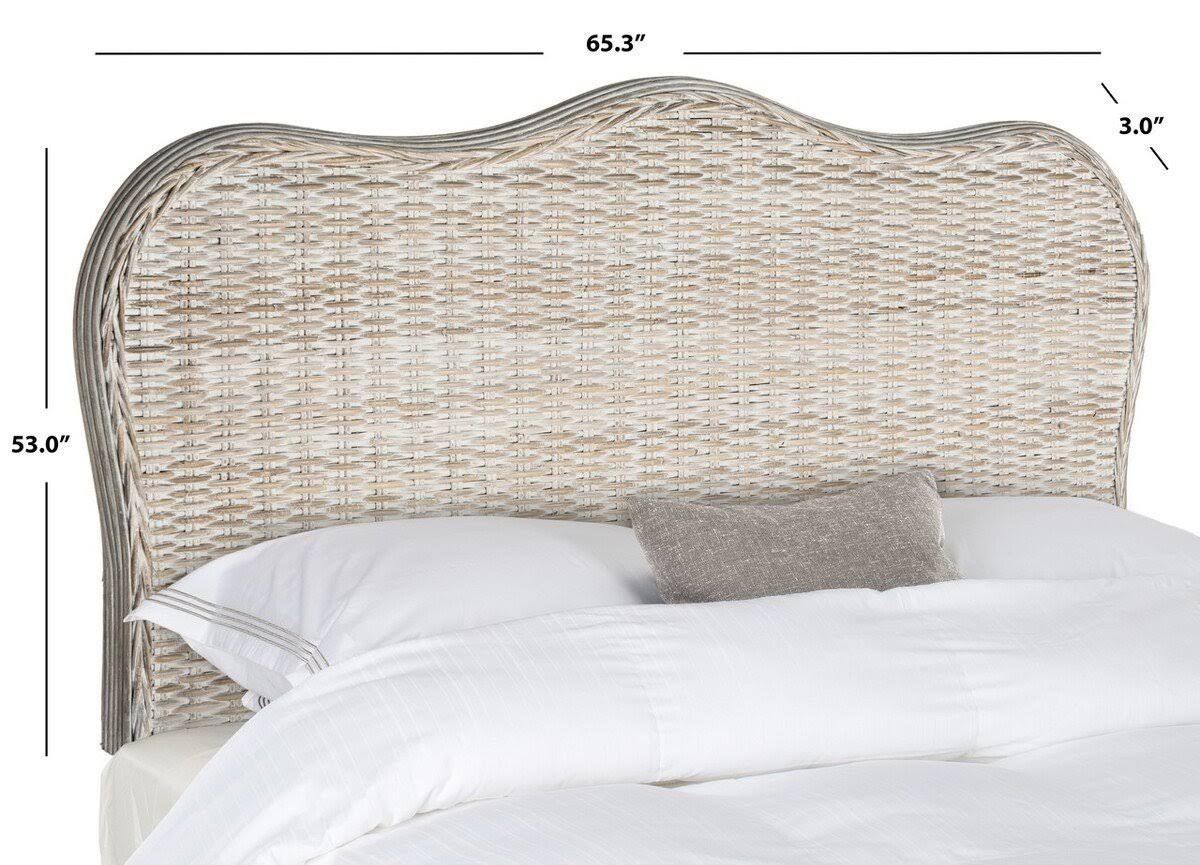 White Washed Headboard (Full) J55704