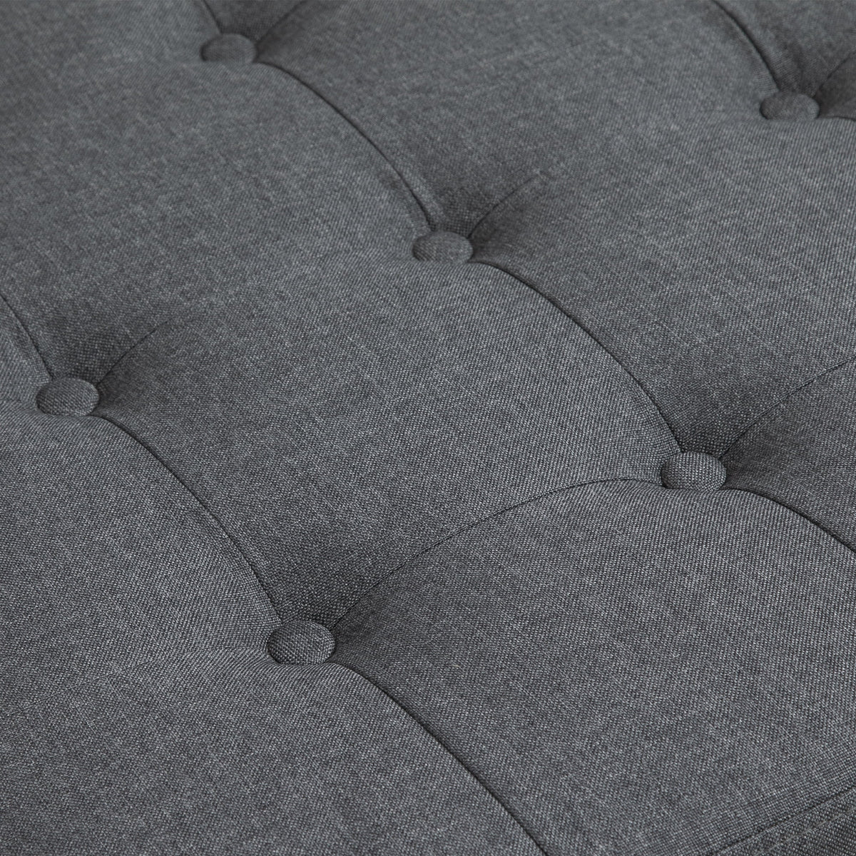 Fabric Tufted Storage Ottoman N2791