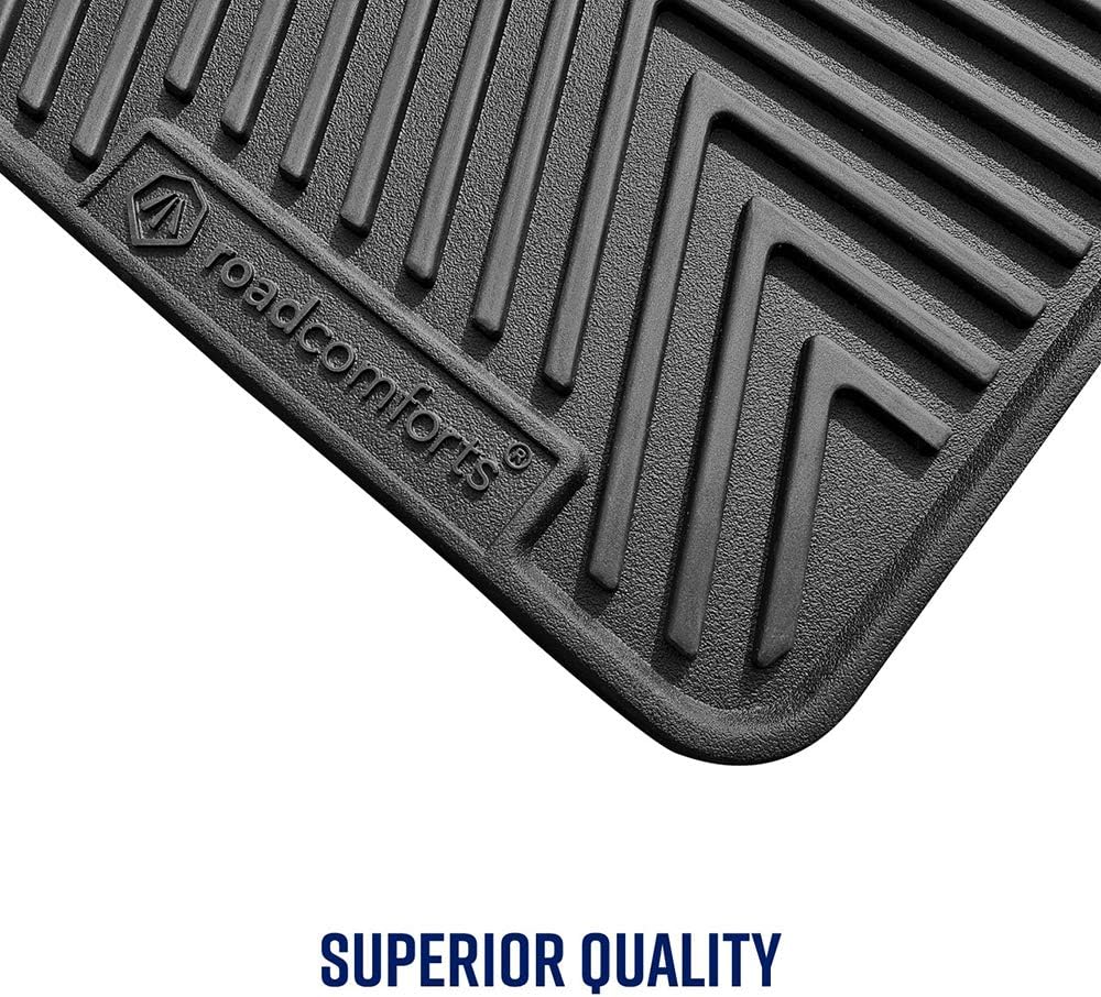 Custom Fit All Weather Floor Mats 4pcs Black Z652