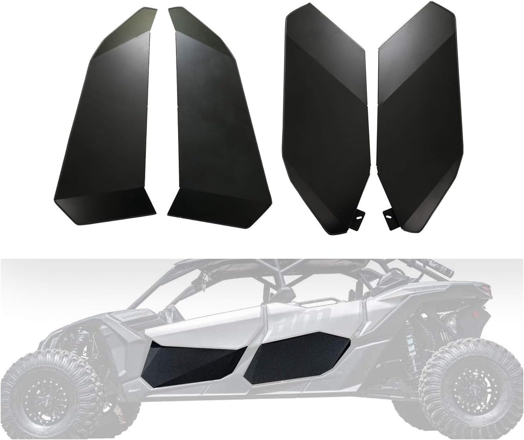 Lower Door Panels Inserts with Metal Frame Door Latches L2886