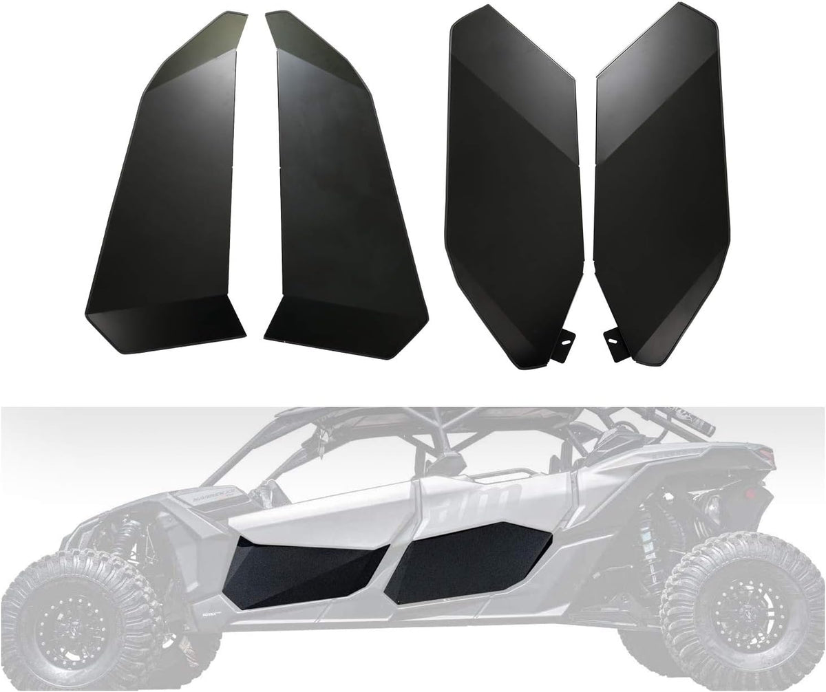 Lower Door Panels Inserts with Metal Frame Door Latches L2886