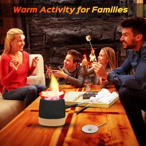 Round Concrete Smokeless Tabletop Fire Pit N429