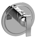Satin Nickel Thermostatic Trim Plate with Lever Handle F396827