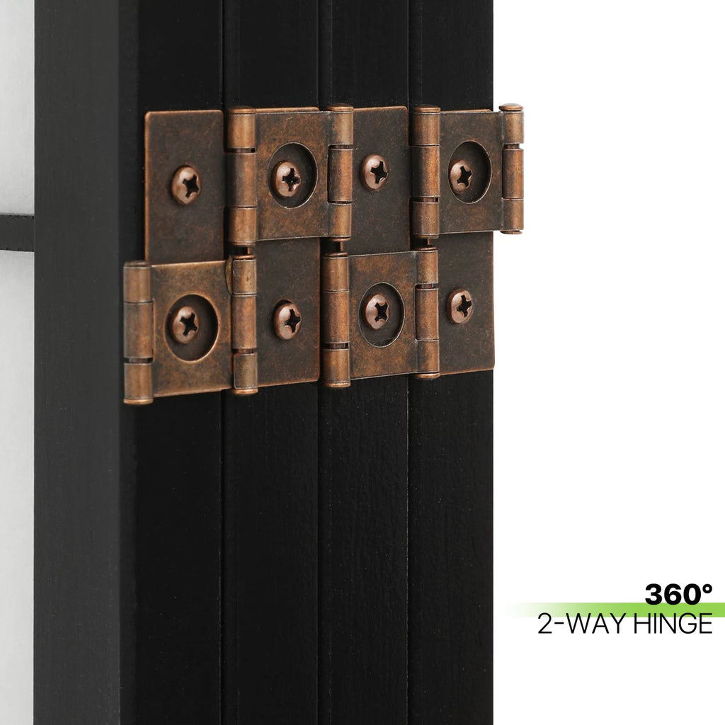 4 Panel Wood Foldable Room Divider D4187