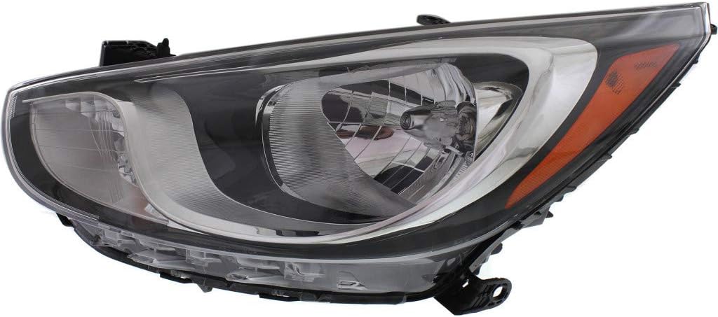 Hyundai Accent Headlight Assembly 2012 2014 Driver Side Halogen L26245