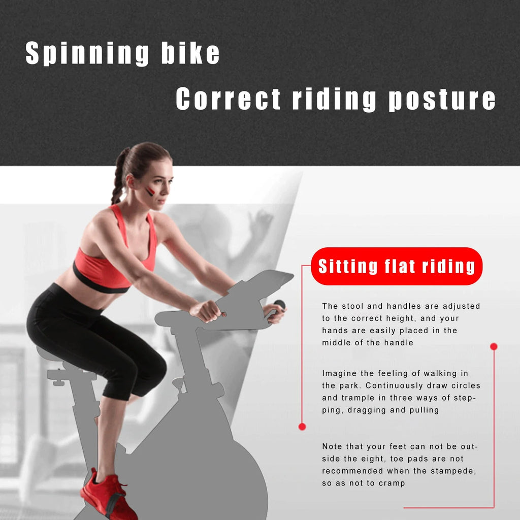 Indoor Cycling Exercise Stationary Bike 440lbs R982