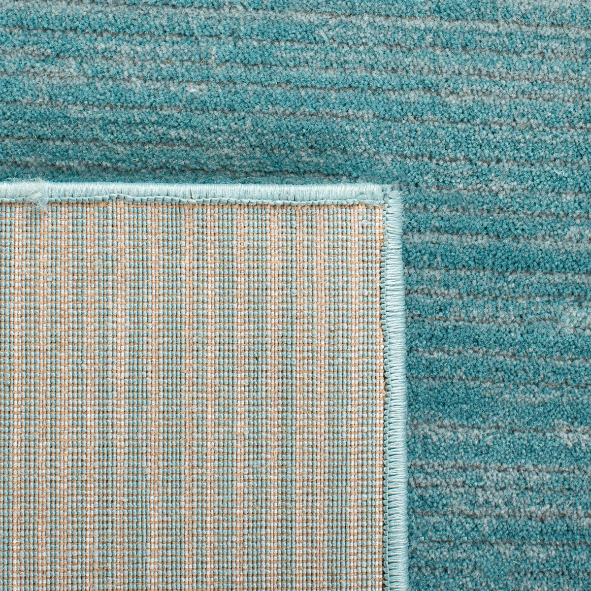 Aqua Overdyed Solid Area Rug D294