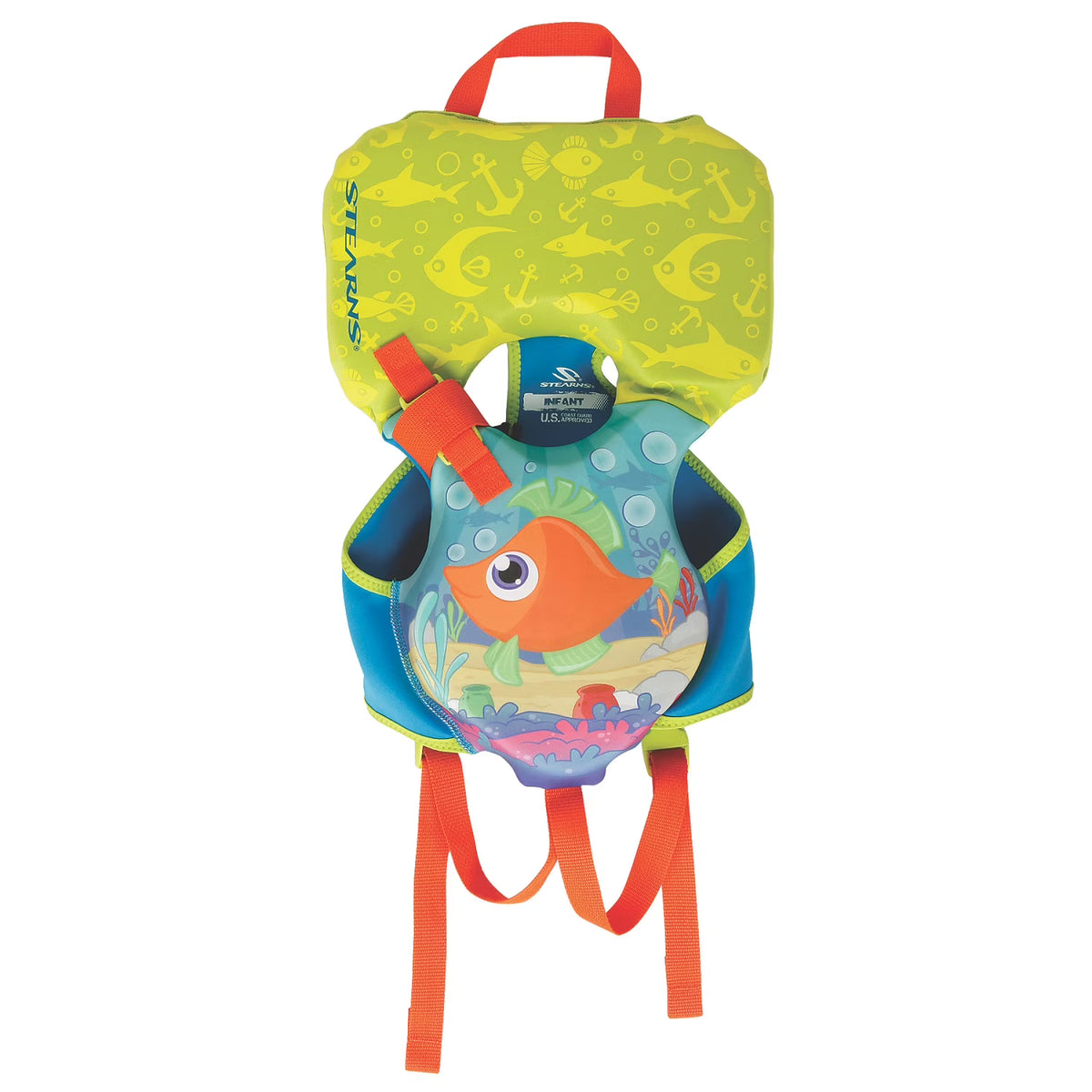 Orange Fish Infant Life Jacket and Vest I968
