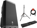 12 2-Way 1000W Bluetooth Powered Loudspeaker with Steel Speaker Stand, Stand Bag and XLR Cable S638010
