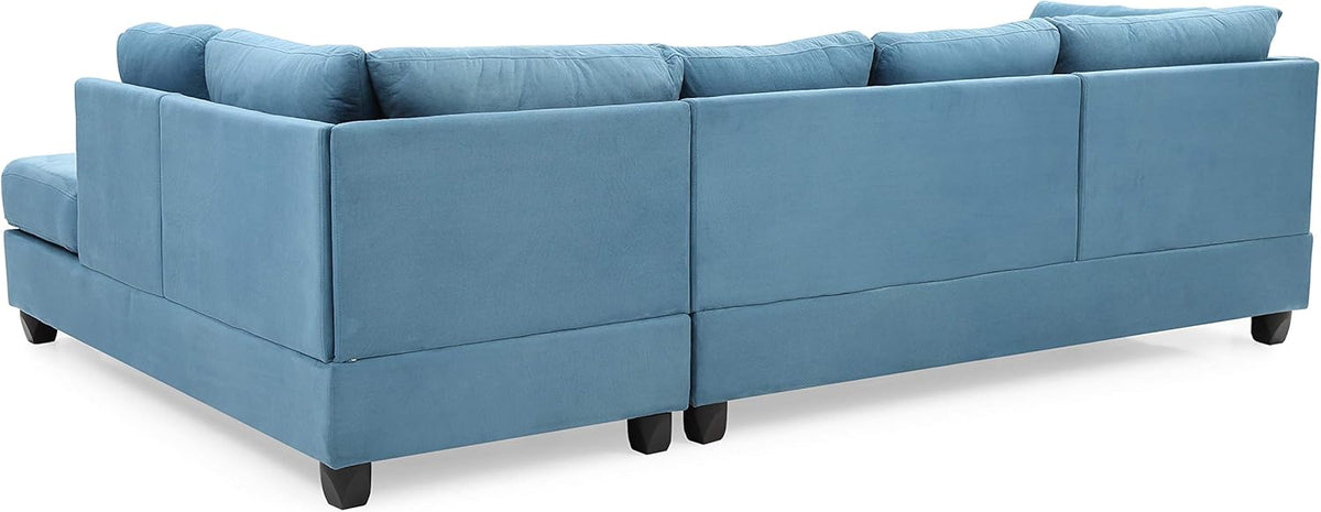 White Sectional G324958