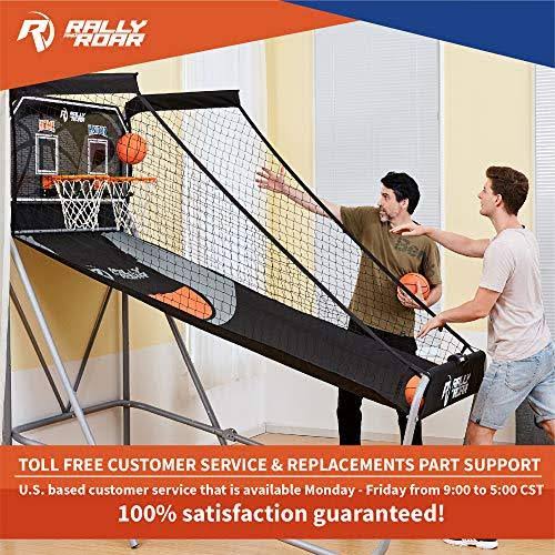 Basketball Arcade Game with LED Lights and Scorer Y58907
