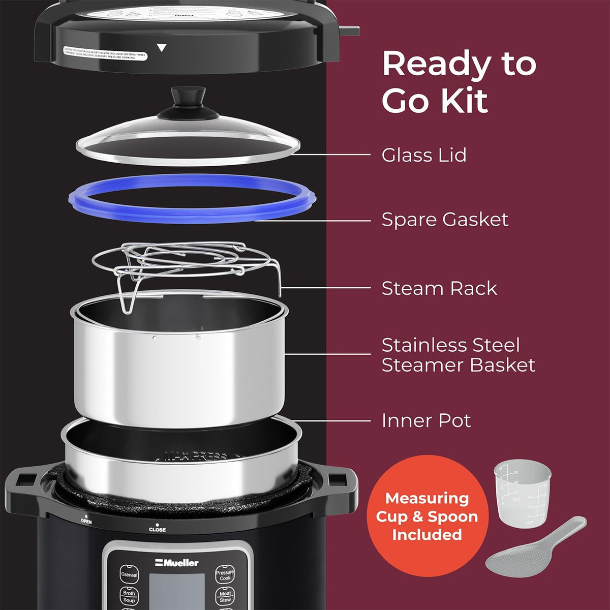 6 Quart Pressure Cooker P3525