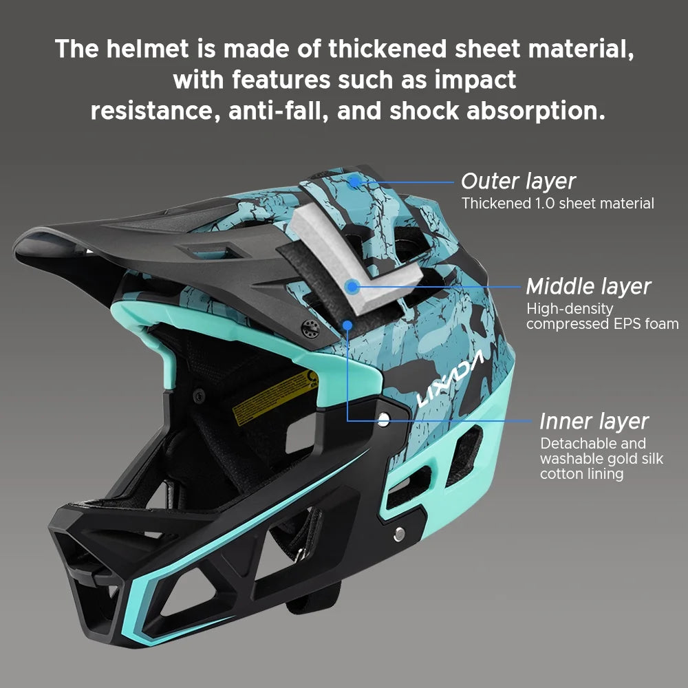 Full Face Mountain Bike Helmet V362529