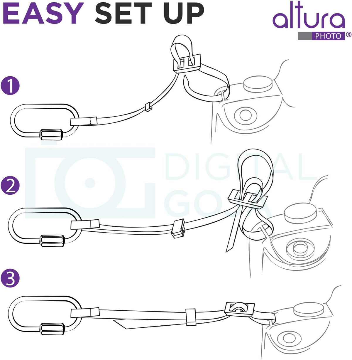 Camera Tether Safety Strap 2 Pack H222