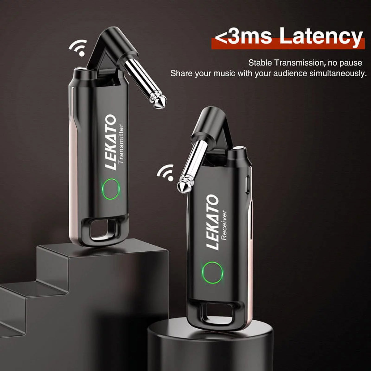 Wireless Guitar Audio System Transmitter Receiver Y9799