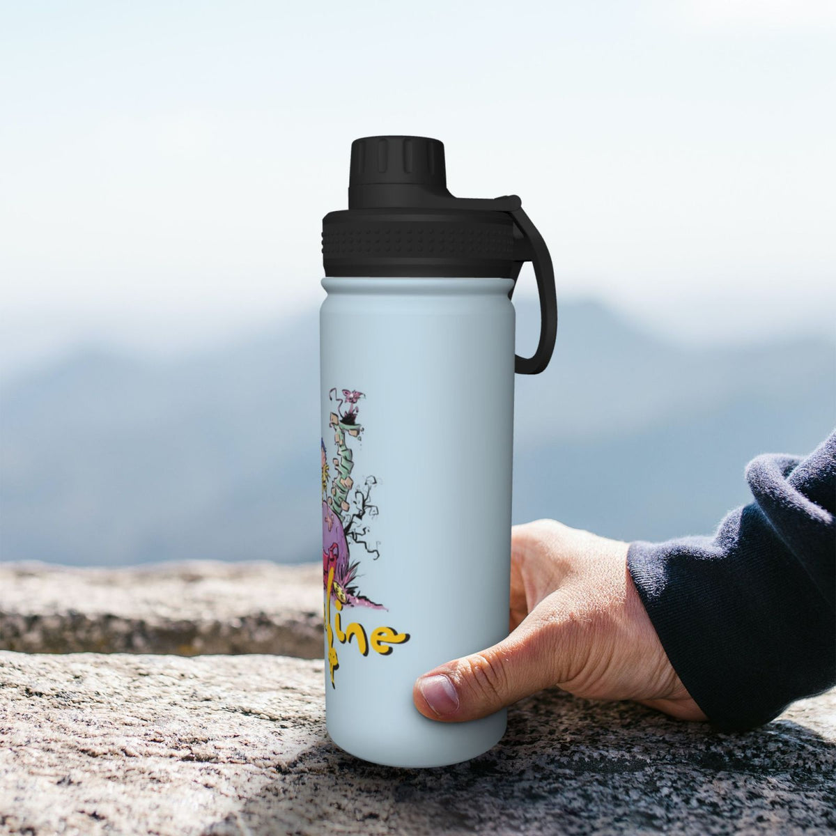 18OZ Insulated Stainless Steel Water Bottle W5648